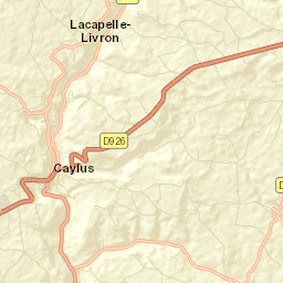 Caylus Street Map