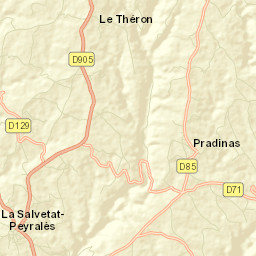 La Salvetat-Peyralès Street Map
