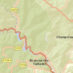 Branoux-les-Taillades Street Map