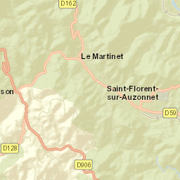 Saint-Florent-sur-Auzonnet Street Map