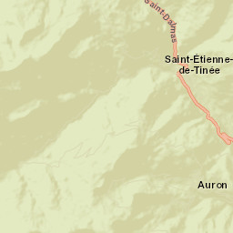 Saint-Étienne-de-Tinée Street Map