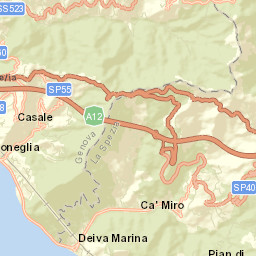 Castiglione Street Map