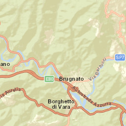 Provincia di La Spezia Street Map