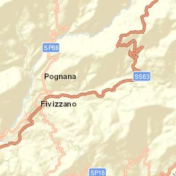 Fivizzano Street Map