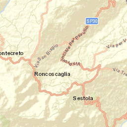 Sestola Street Map