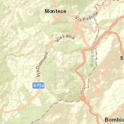 Montese Street Map