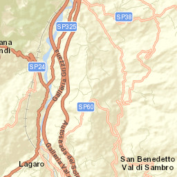 San Benedetto Val di Sambro Street Map