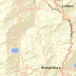 Monghidoro Street Map