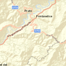 Fontanelice Street Map