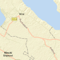 Vrsi Street Map