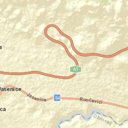 Jasenice Street Map