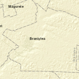 Comuna Braniştea Street Map