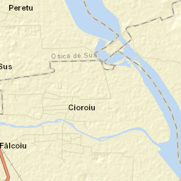 Comuna Fălcoiu Street Map