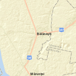 Comuna Mărunţei Street Map