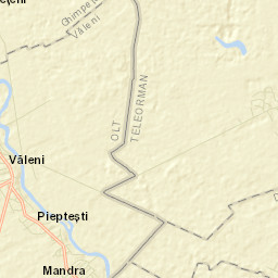 Comuna Văleni Street Map