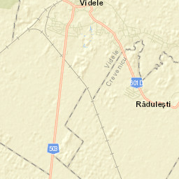 Comuna Crevenicu Street Map