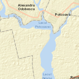 Comuna Alexandru Odobescu Street Map