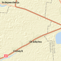 Grădiştea Street Map