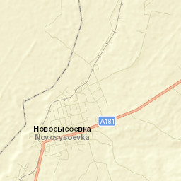 Novosysoyevka Street Map