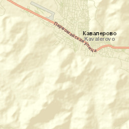 Kavalerovo Street Map