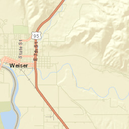 Weiser Street Map