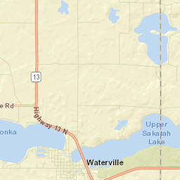 Waterville Street Map