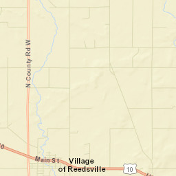 Reedsville Street Map