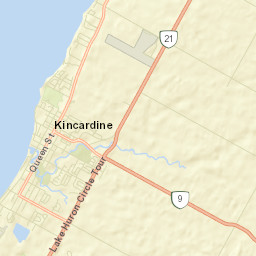 Kincardine Street Map