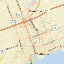 Belleville Street Map