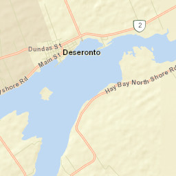 Deseronto Street Map