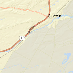 Antwerp New York Street Map