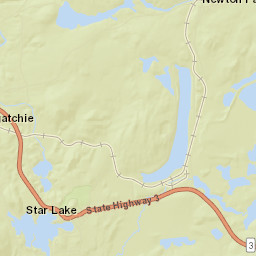 Star Lake New York Street Map