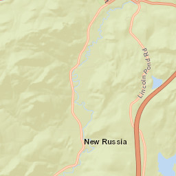 New Russia New York Street Map