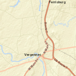 Vergennes Street Map