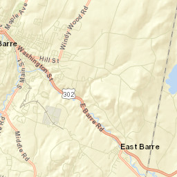 South Barre Street Map