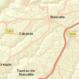 Naucelle Street Map