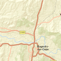 Bagnols-sur-Cèze Street Map