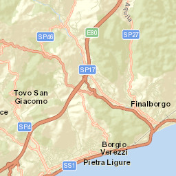 Calice Ligure Street Map