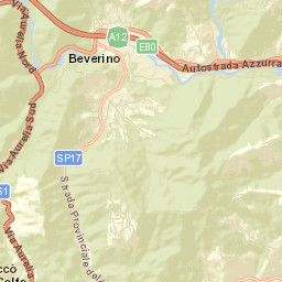 Beverino Street Map