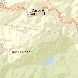Minucciano Street Map