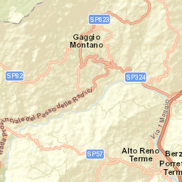 Gaggio Montano Street Map