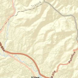 Vitez Street Map