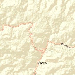 Vareš Street Map