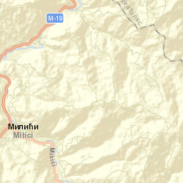 Milići Street Map
