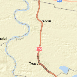 Comuna Ţuglui Street Map