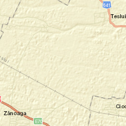 Comuna Teslui Street Map
