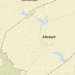 Comuna Sfinţeşti Street Map