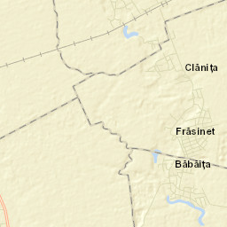 Frăsinet Street Map