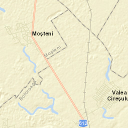 Moșteni Street Map