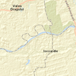 Comuna Isvoarele Street Map